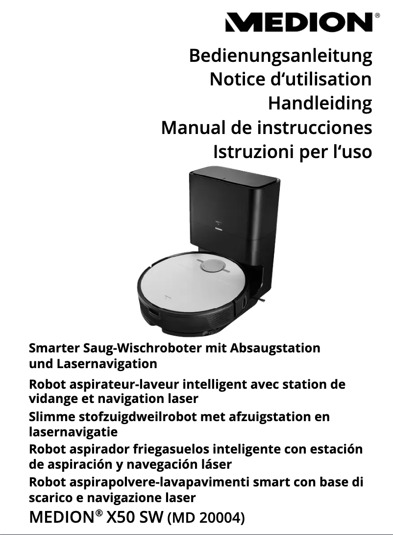 Page n°1 - Manuel utilisateur Medion X50 SW (MD 20004)