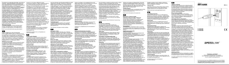 Página 1 del manual Manual de usuario Speed-Link SL-610000-BKWE