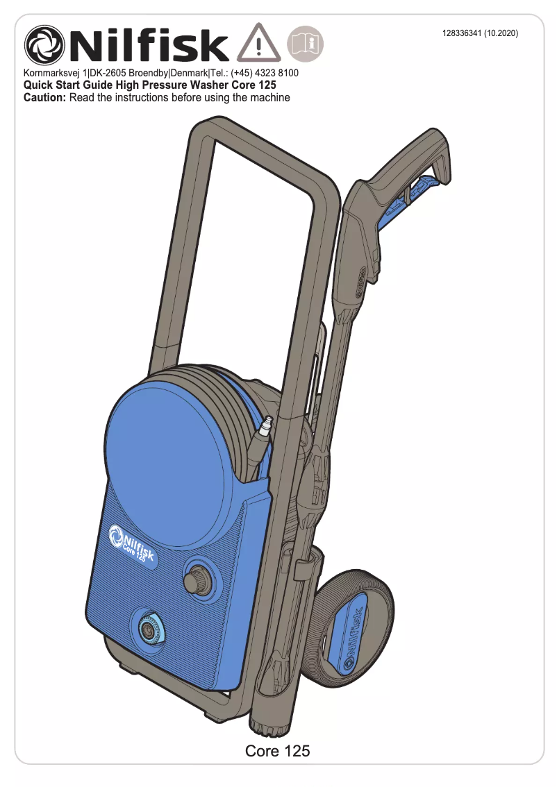 Image de la première page du manuel de l'appareil Core 125