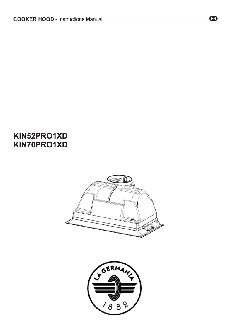 Page 1 de la notice Manuel utilisateur La Germania KIN52PRO1XD