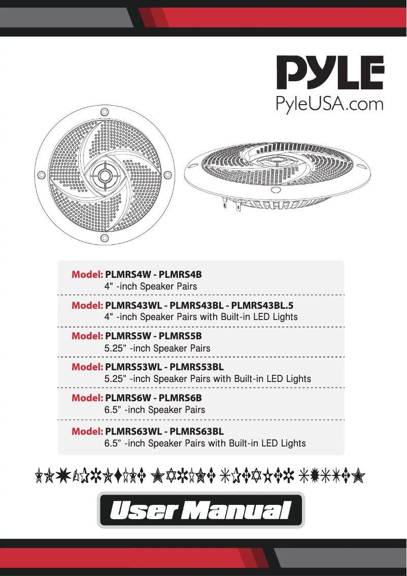 Imagen de la primera página del manual del dispositivo PLMRS43BL.5