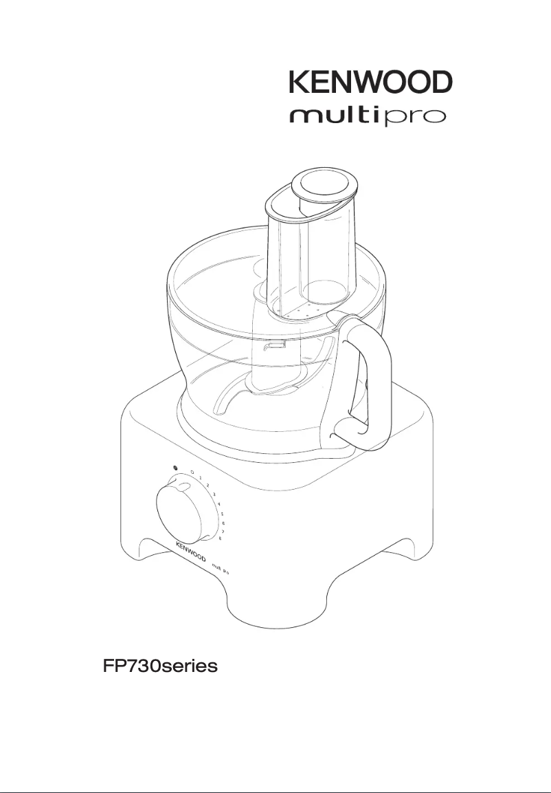 Image de la première page du manuel de l'appareil Multipro Classic FP736