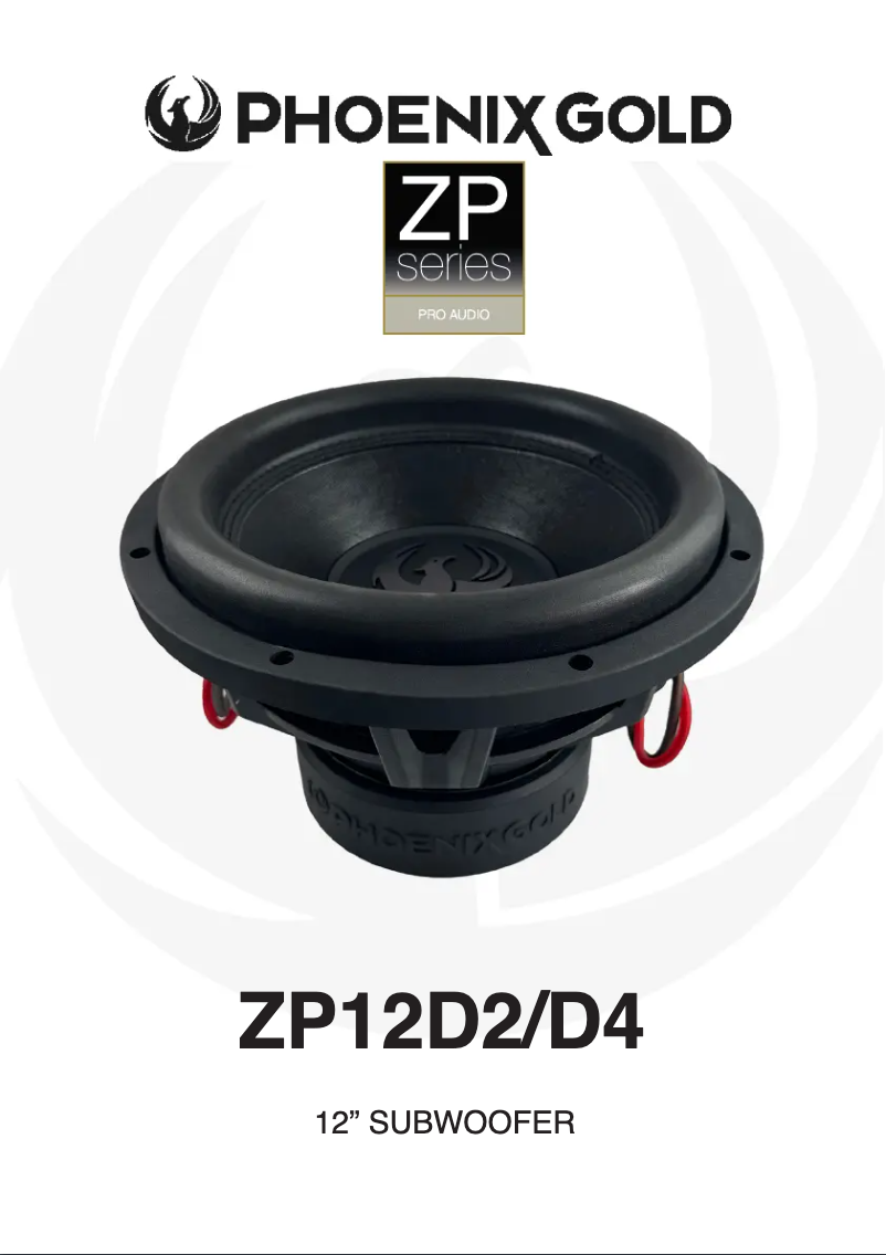 Image de la première page du manuel de l'appareil ZP12D2