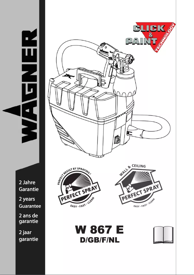 Page 1 de la notice Manuel utilisateur Wagner WallPerfect W 867 E