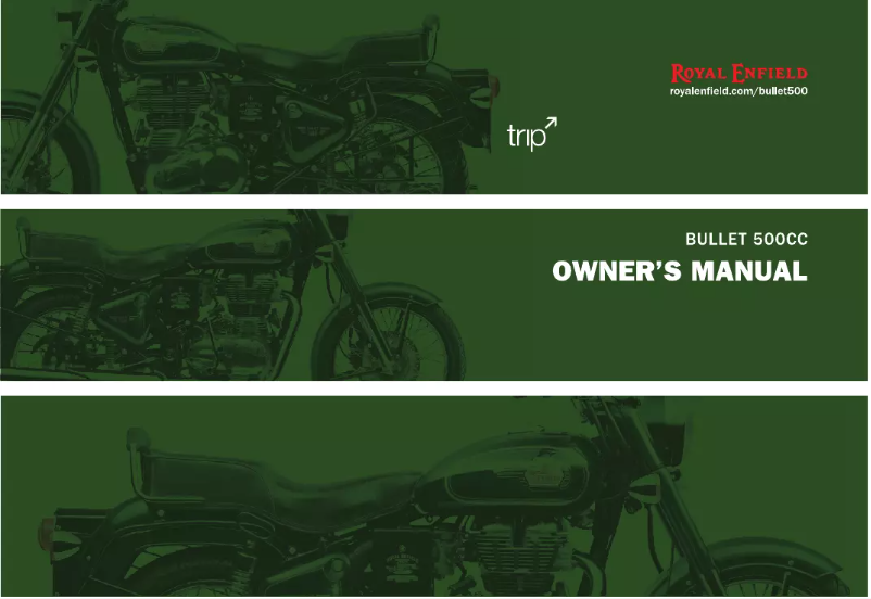 Image de la première page du manuel de l'appareil Bullet 500 (2013)