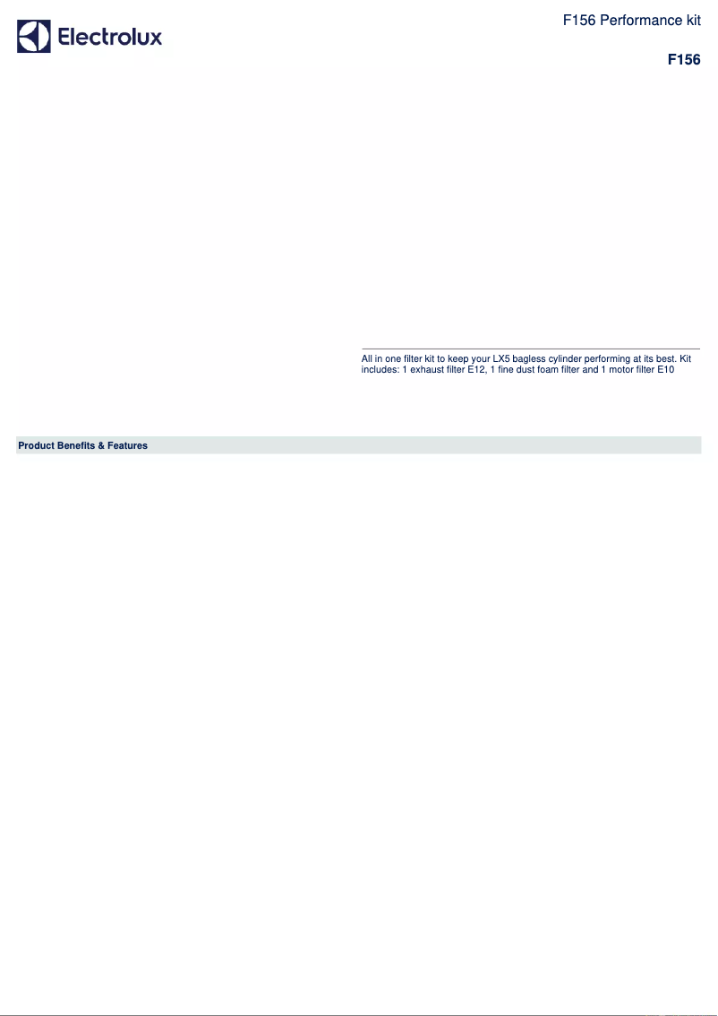 Página 1 del manual Manual de usuario AEG F156