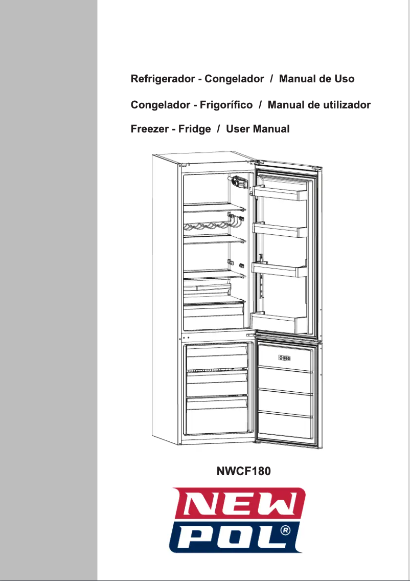 Page 1 de la notice Manuel utilisateur New Pol NWCF180