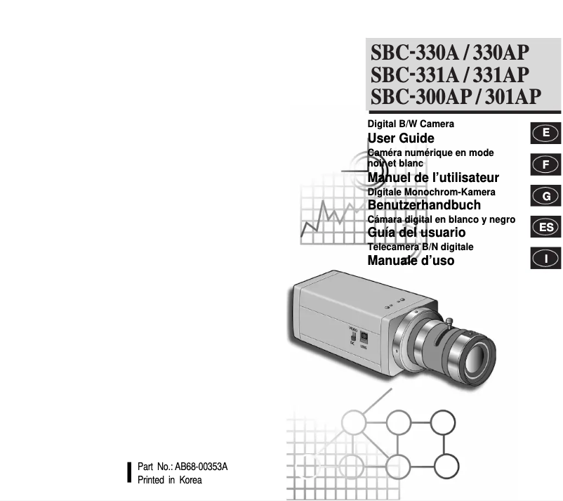 Page 1 de la notice Manuel utilisateur Samsung SBC-330A