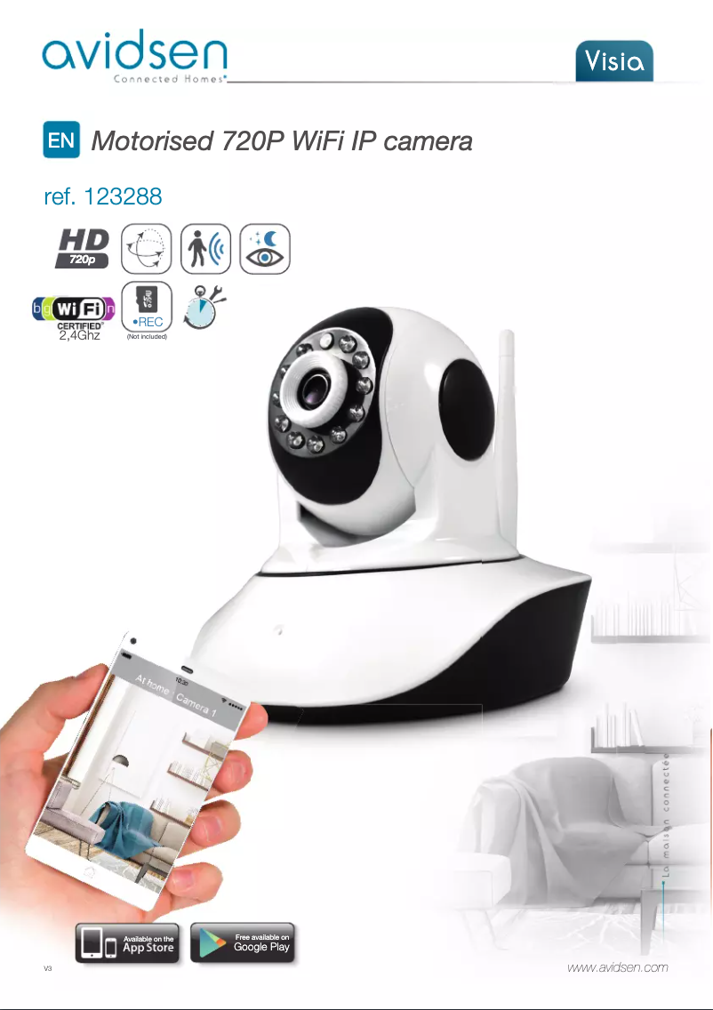 Page 1 de la notice Manuel utilisateur Avidsen 123288