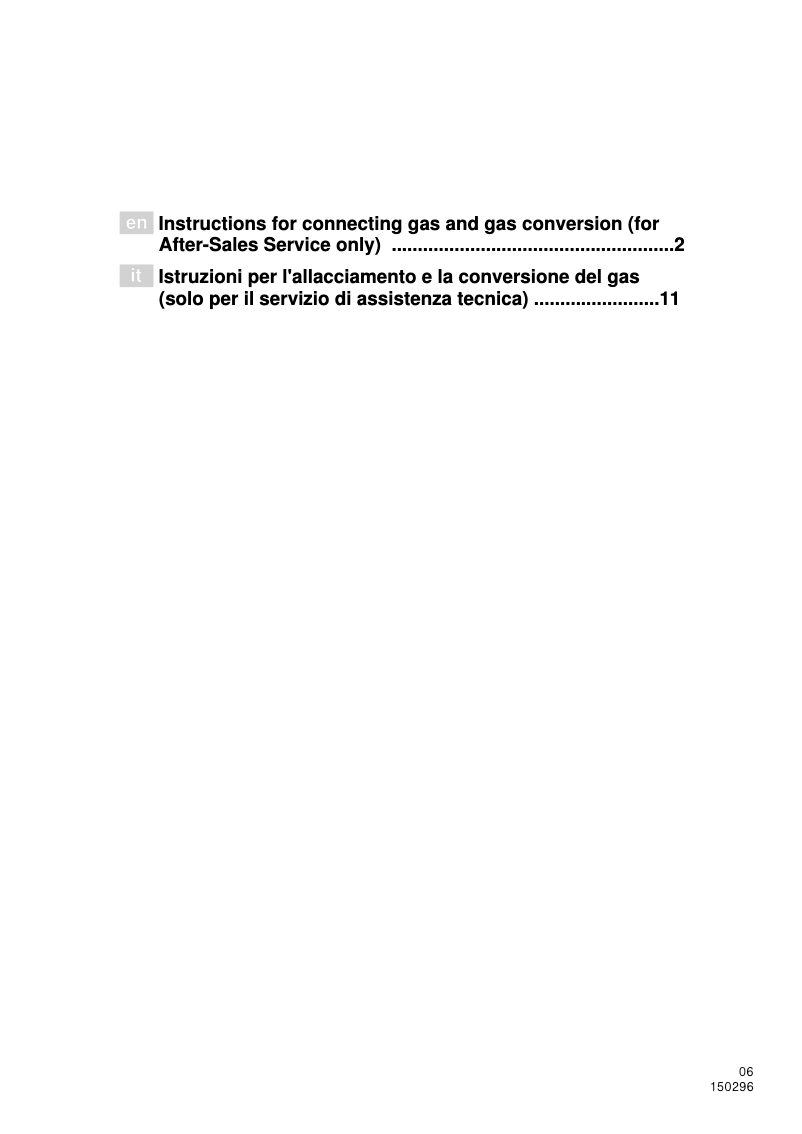 Page 1 de la notice Guide d'installation Bosch HGV73W350J