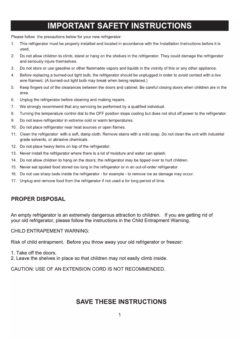 Page n°1 - Manuel utilisateur Emerson CR499W