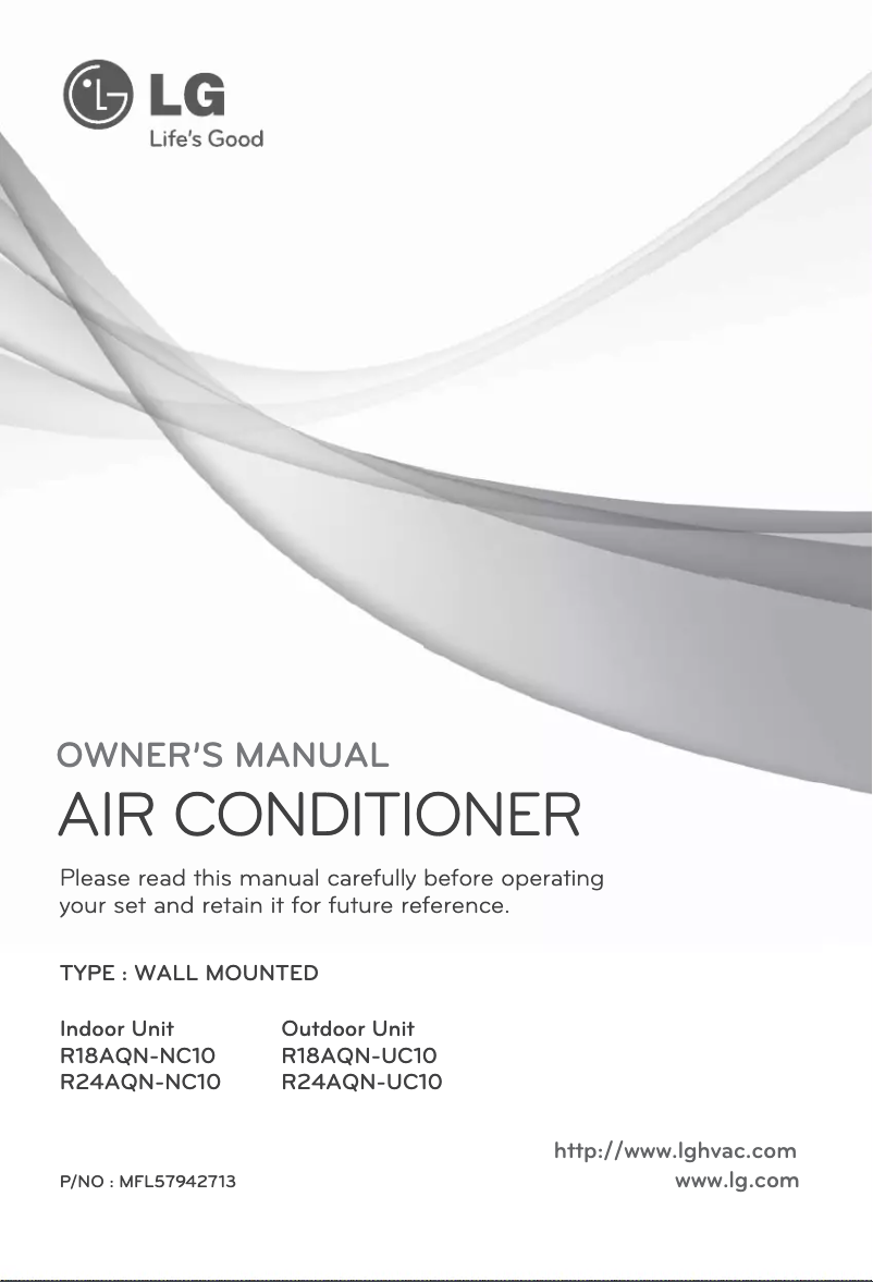 Page n°1 - Manuel utilisateur LG R24AQN-NC10