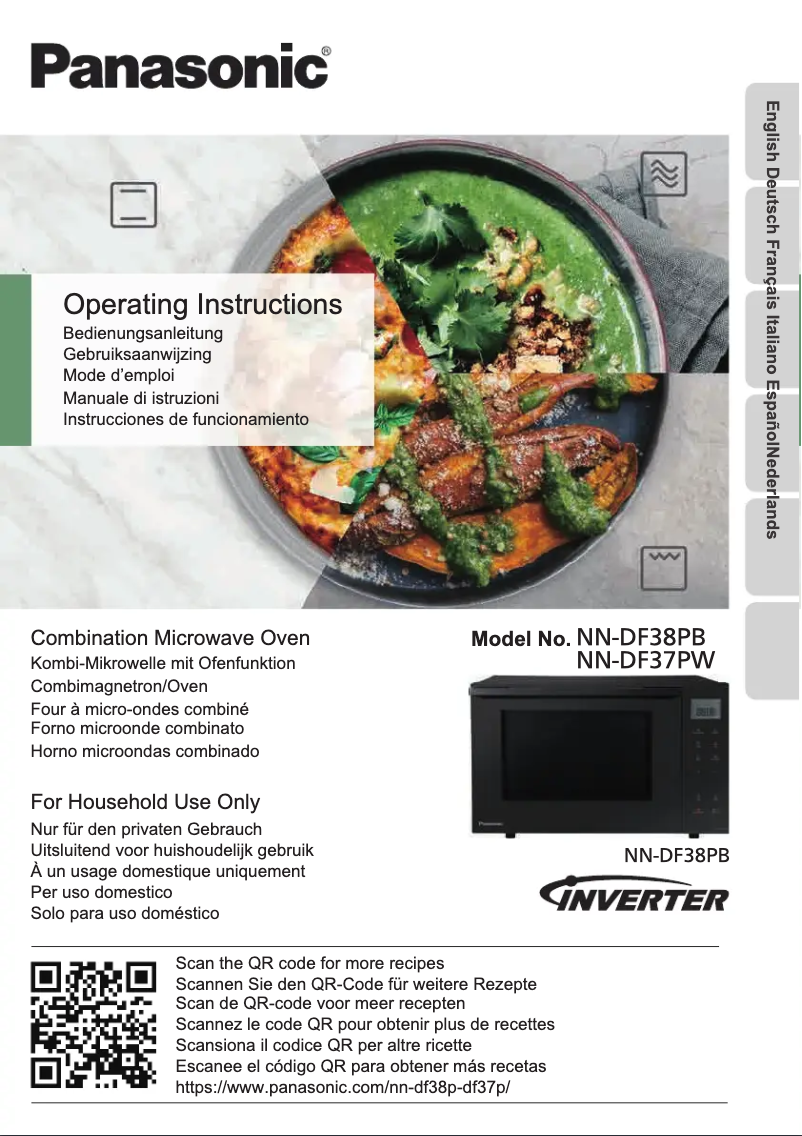 Image de la première page du manuel de l'appareil NN-DF37PW