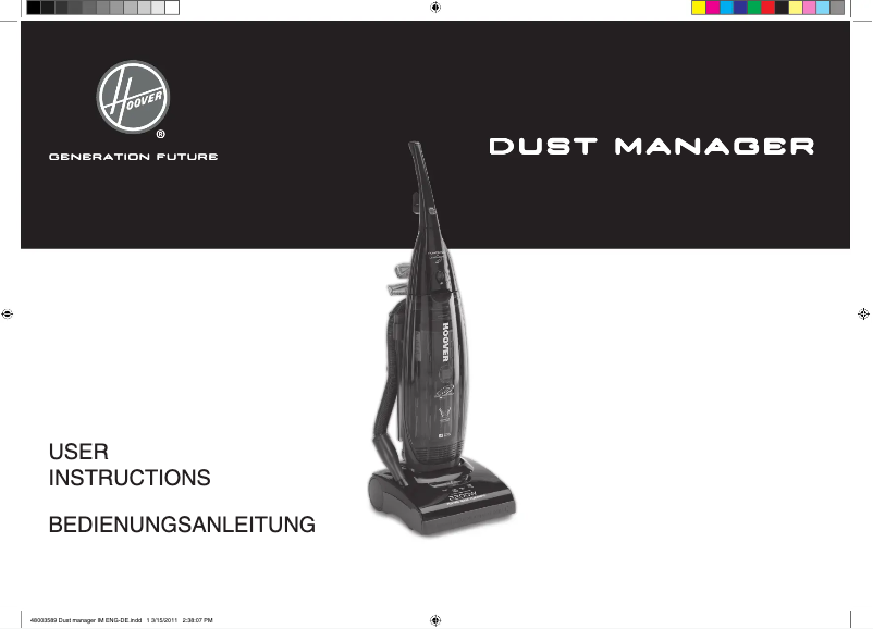 Page n°1 - Manuel utilisateur Hoover BTDM4523012