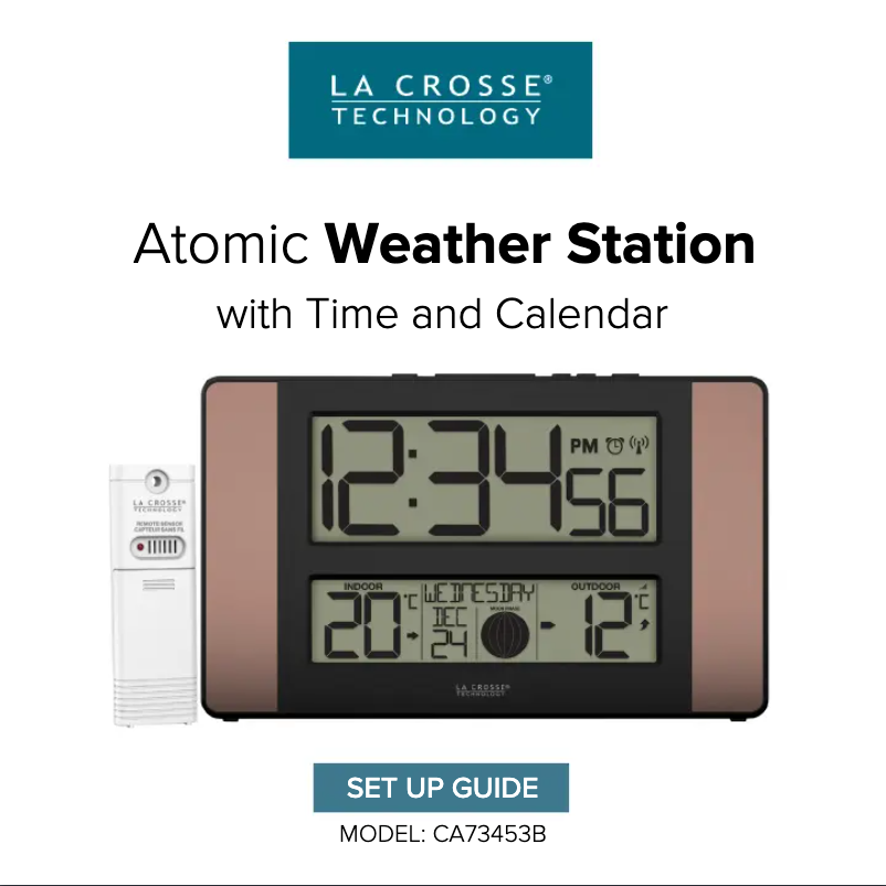 Page n°1 - Manuel utilisateur La Crosse Technology V30v4