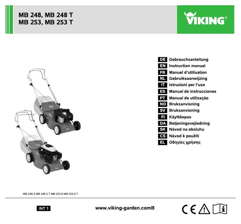 Image de la première page du manuel de l'appareil MB 253 T
