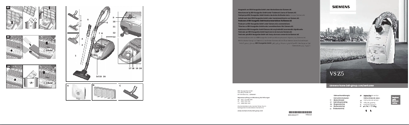 Page 1 de la notice Manuel utilisateur Siemens VSZ5300