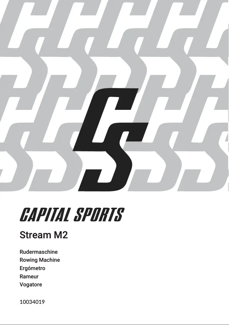 Page 1 de la notice Manuel utilisateur Capital Sports Stream M2