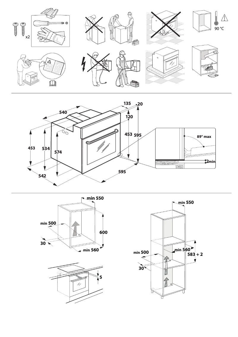 Page 1 de la notice Instructions de sécurité Whirlpool AKP 745 WH