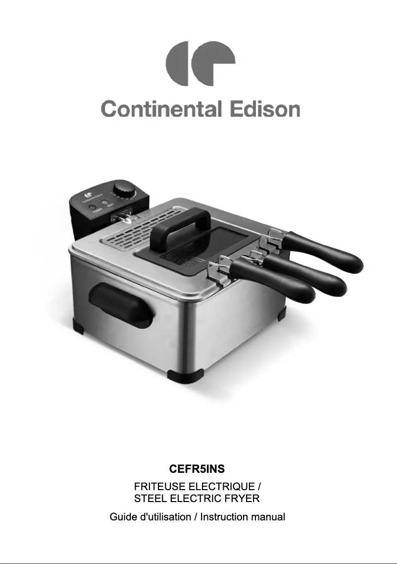 Page n°1 - Manuel utilisateur Continental Edison CEFR5INS