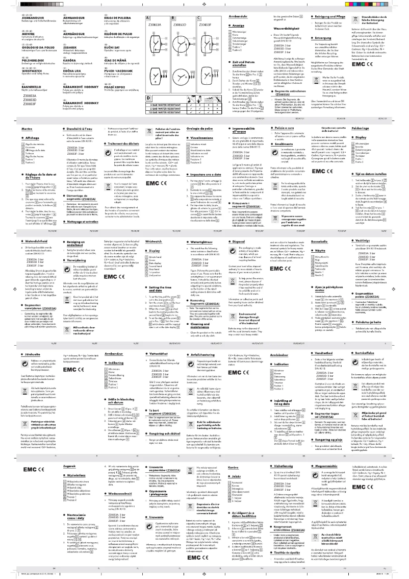 Page 1 of the manual User Manual Auriol Z30653