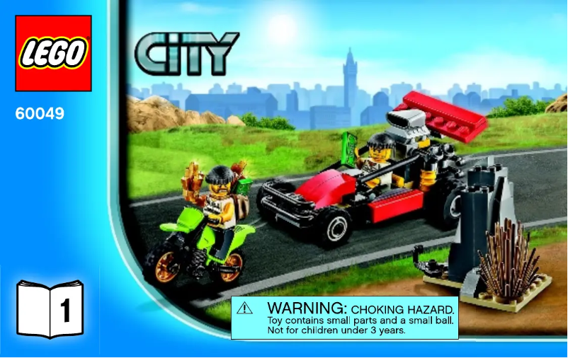 Page 1 de la notice Manuel utilisateur Lego City 60049