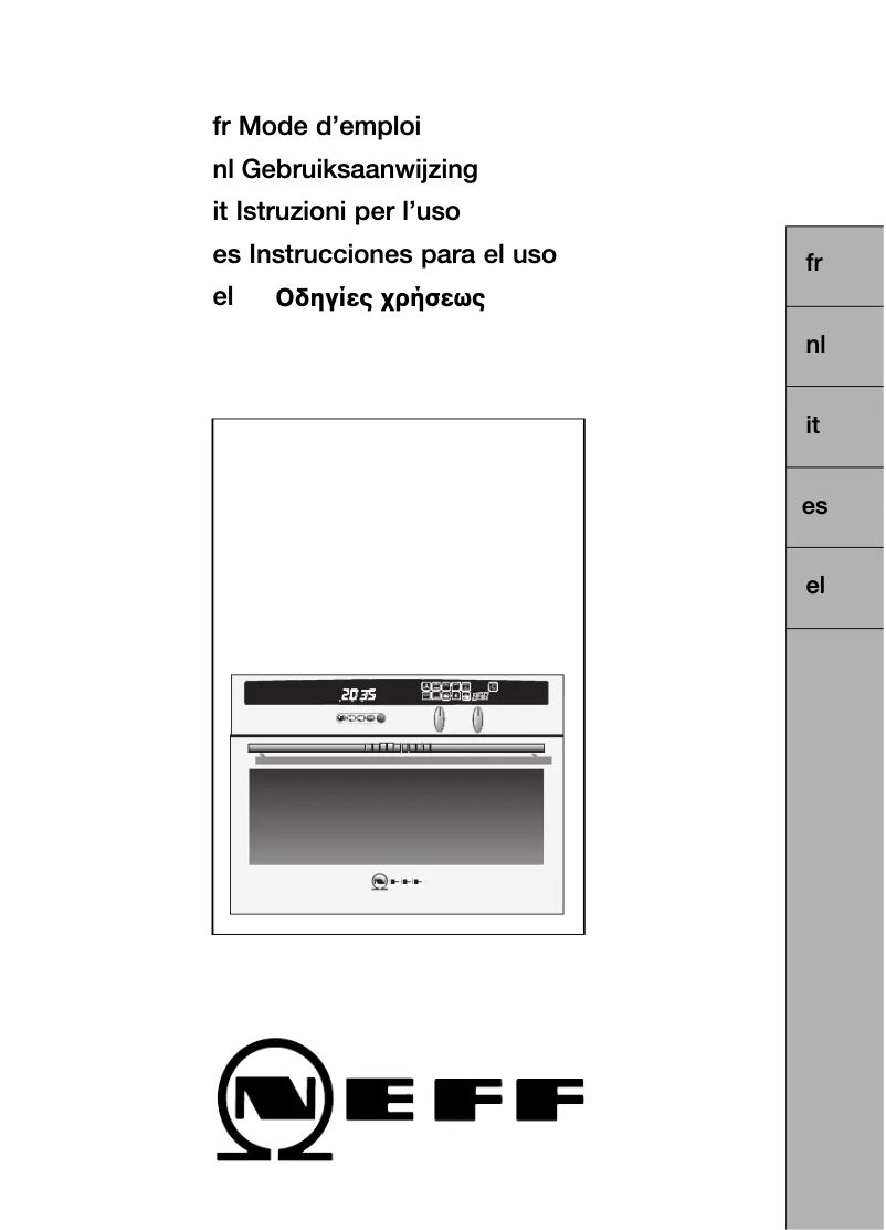 Page 1 de la notice Manuel utilisateur Neff B1771N2