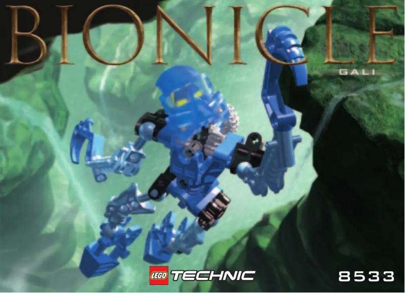 Page n°1 - Manuel utilisateur Lego Bionicle 8533