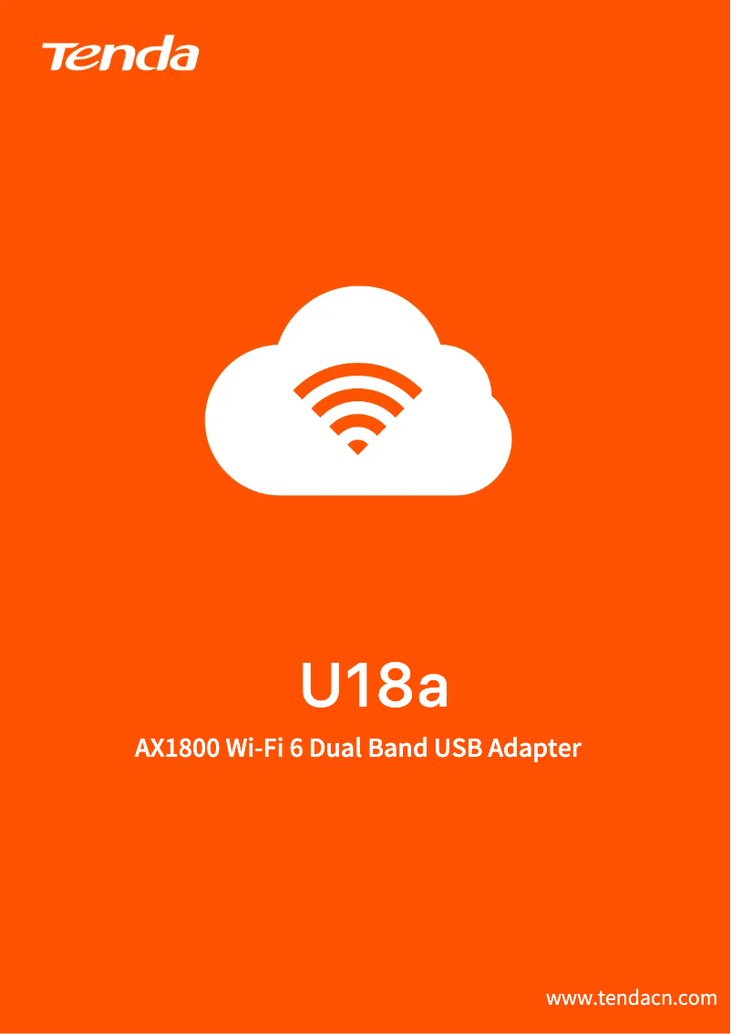 Page 1 de la notice Fiche technique Tenda U18a