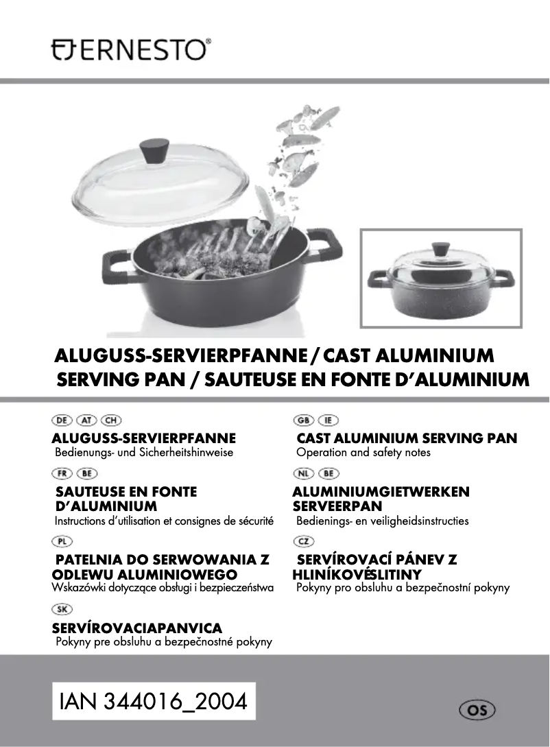 Page n°1 - Manuel utilisateur Ernesto HG01572