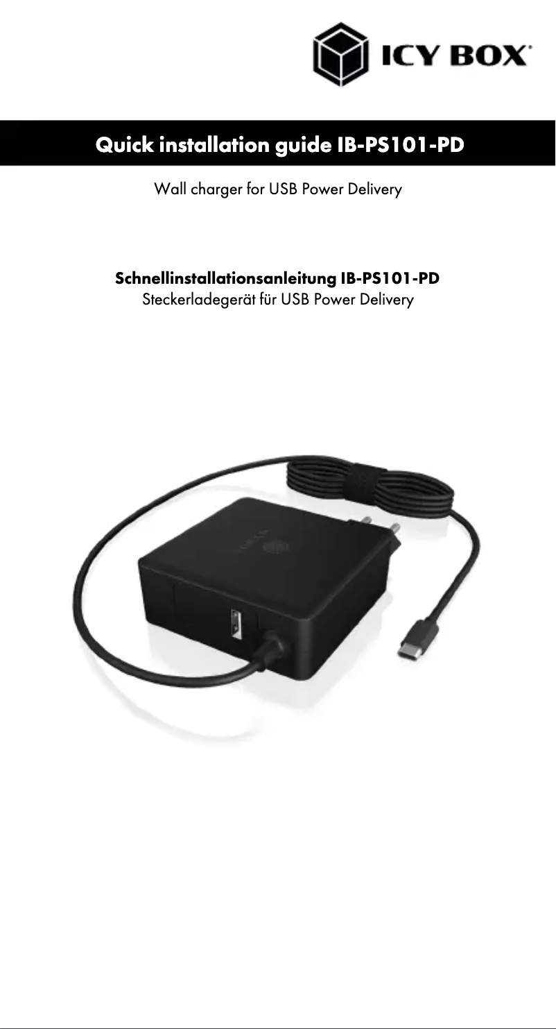 Image de la première page du manuel de l'appareil IB-PS101-PD