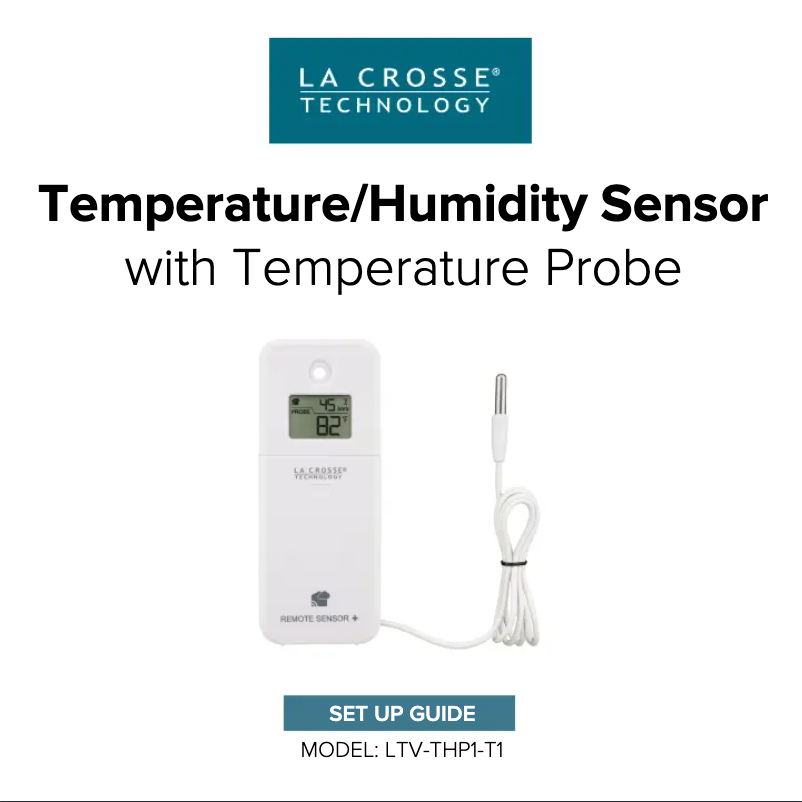 Image de la première page du manuel de l'appareil LTV-THP1-T1