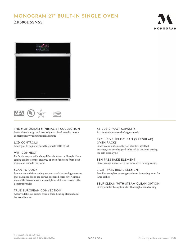 Image de la première page du manuel de l'appareil ZKS90DSSN