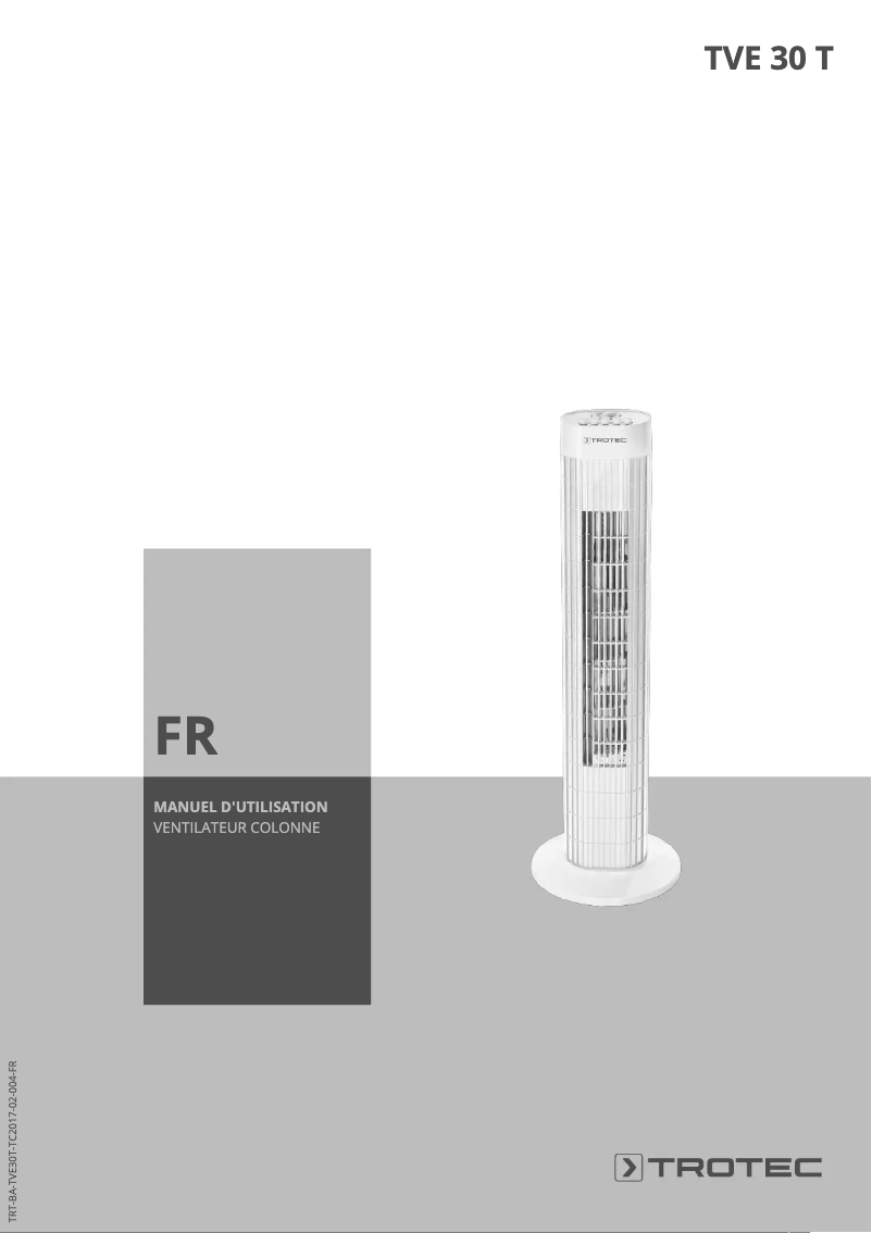 Image de la première page du manuel de l'appareil TVE 30 T