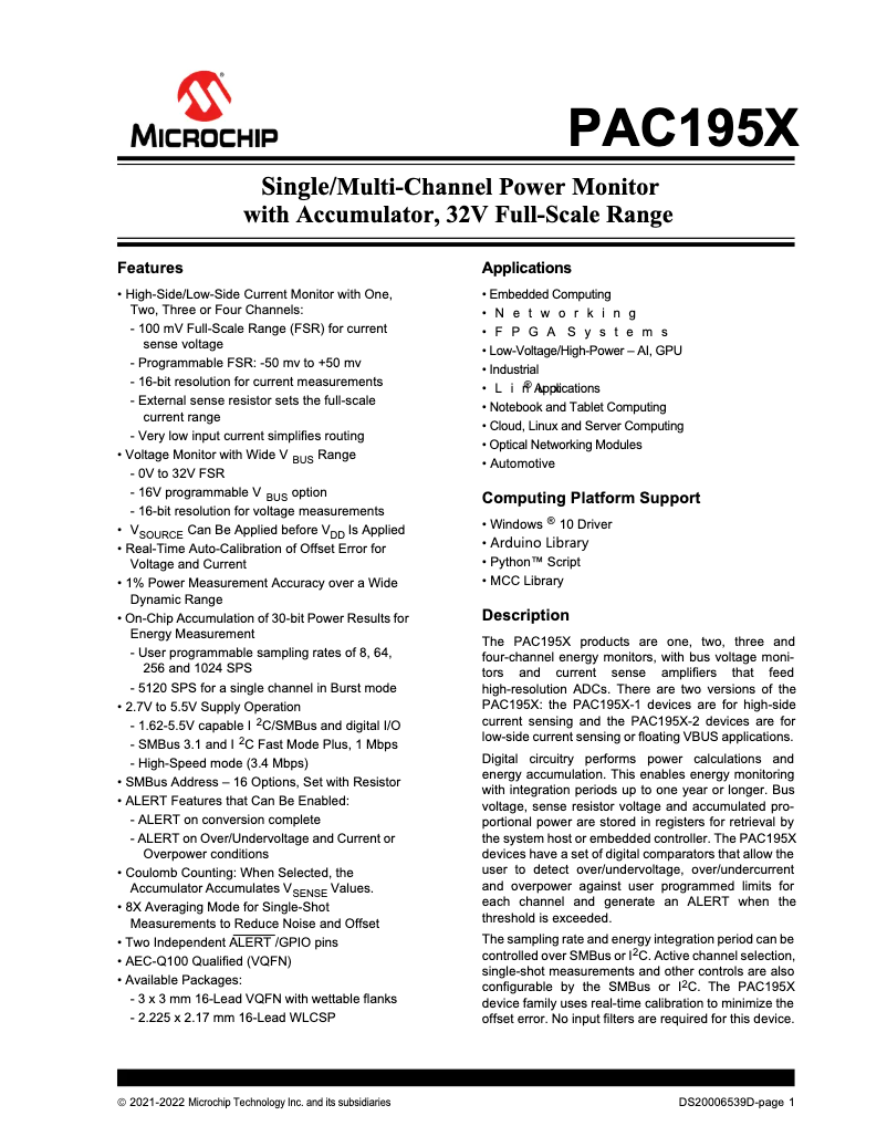 Image de la première page du manuel de l'appareil PAC1954