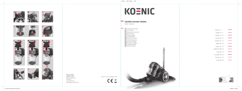 Page 1 de la notice Manuel utilisateur Koenic KVC 71521