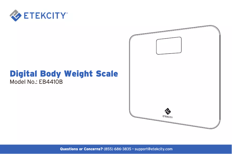 Página 1 del manual Manual de usuario Etekcity EB4410B