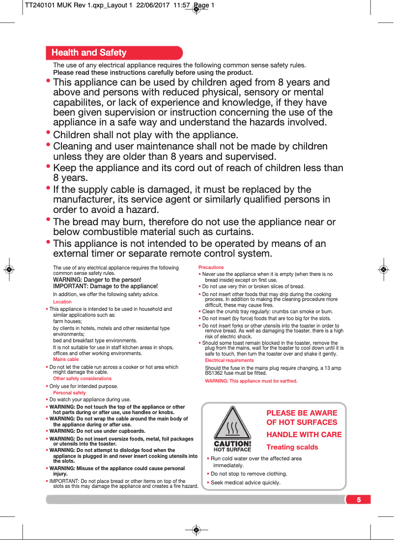 Image de la première page du manuel de l'appareil 240115