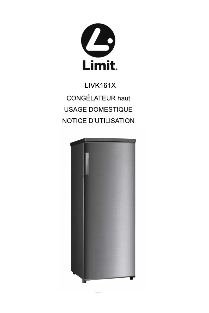 Page n°1 - Manuel utilisateur Limit LIVK161X