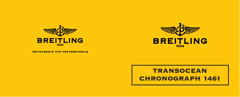 Page n°1 - Manuel utilisateur Breitling Transocean Chronograph 1461