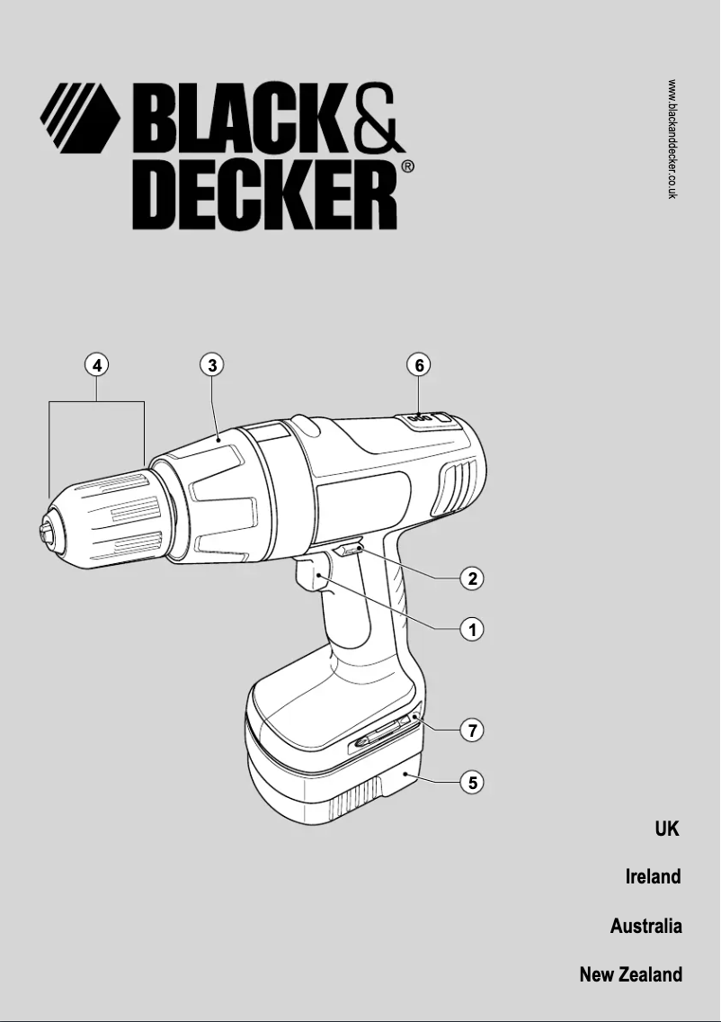Page n°1 - Manuel utilisateur Black & Decker PS14K2