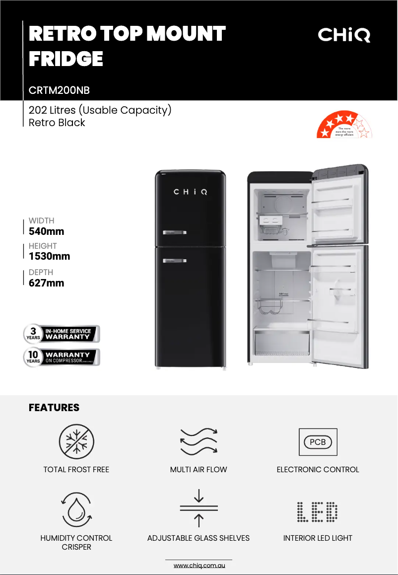 Image de la première page du manuel de l'appareil CRTM200NB