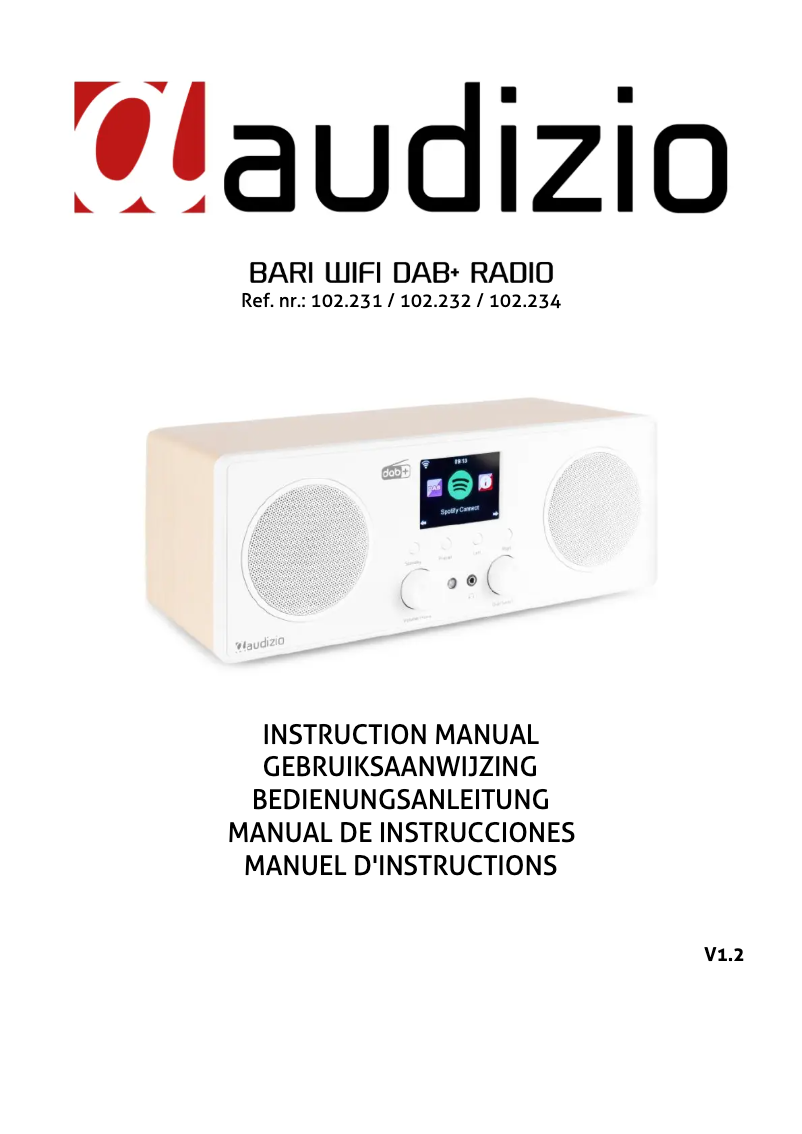 Page n°1 - Manuel utilisateur Audizio Bari