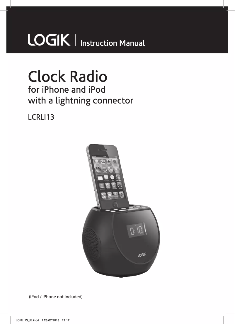 Image de la première page du manuel de l'appareil LCRLI13