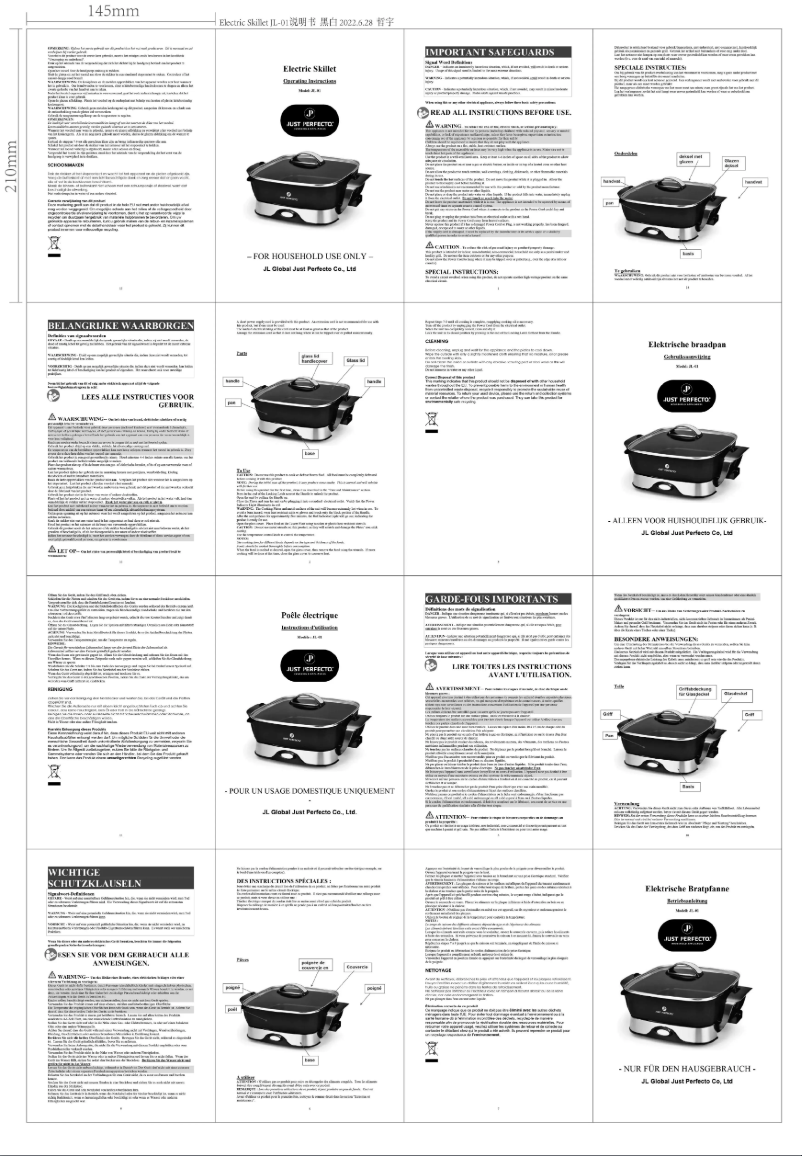 Image de la première page du manuel de l'appareil JL-00