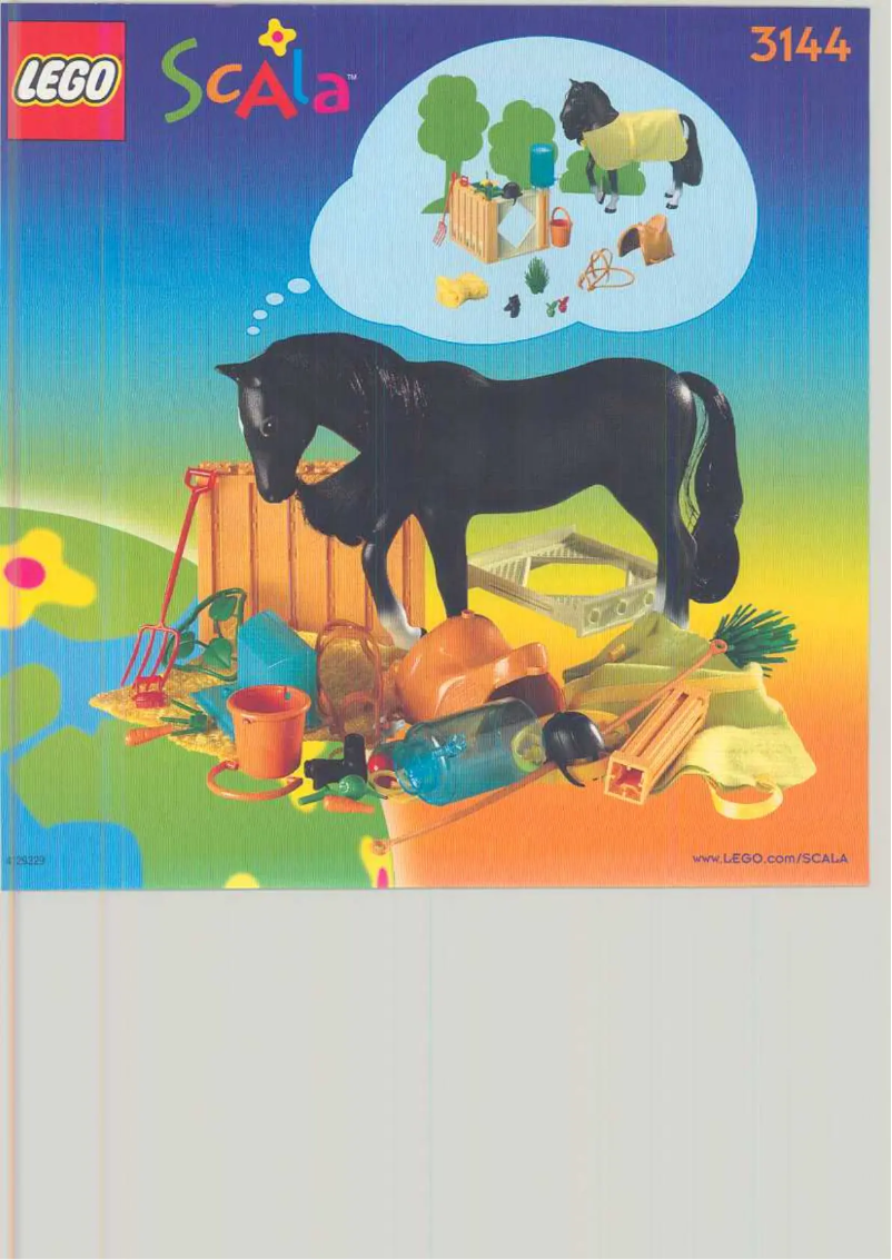 Page 1 de la notice Manuel utilisateur Lego Scala 3144