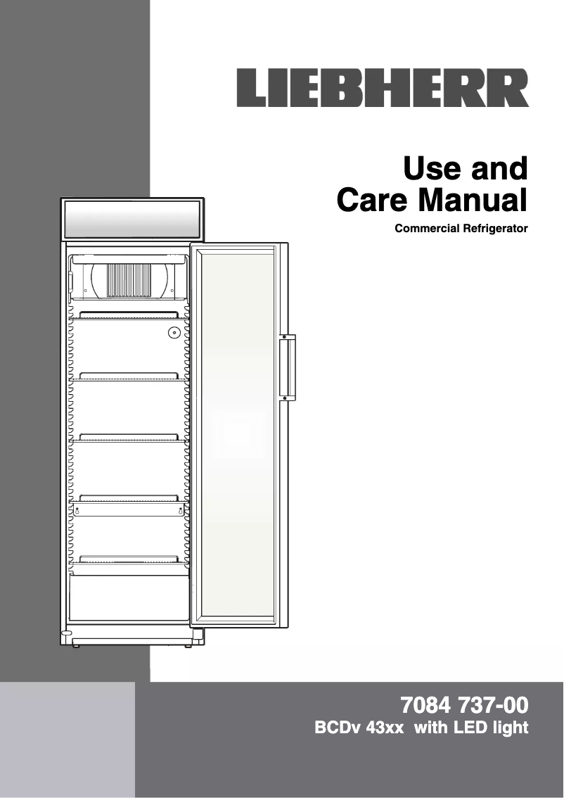 Image de la première page du manuel de l'appareil BCDv 4313