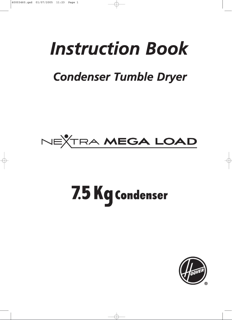 Page n°1 - Manuel utilisateur Hoover HNC 175-80