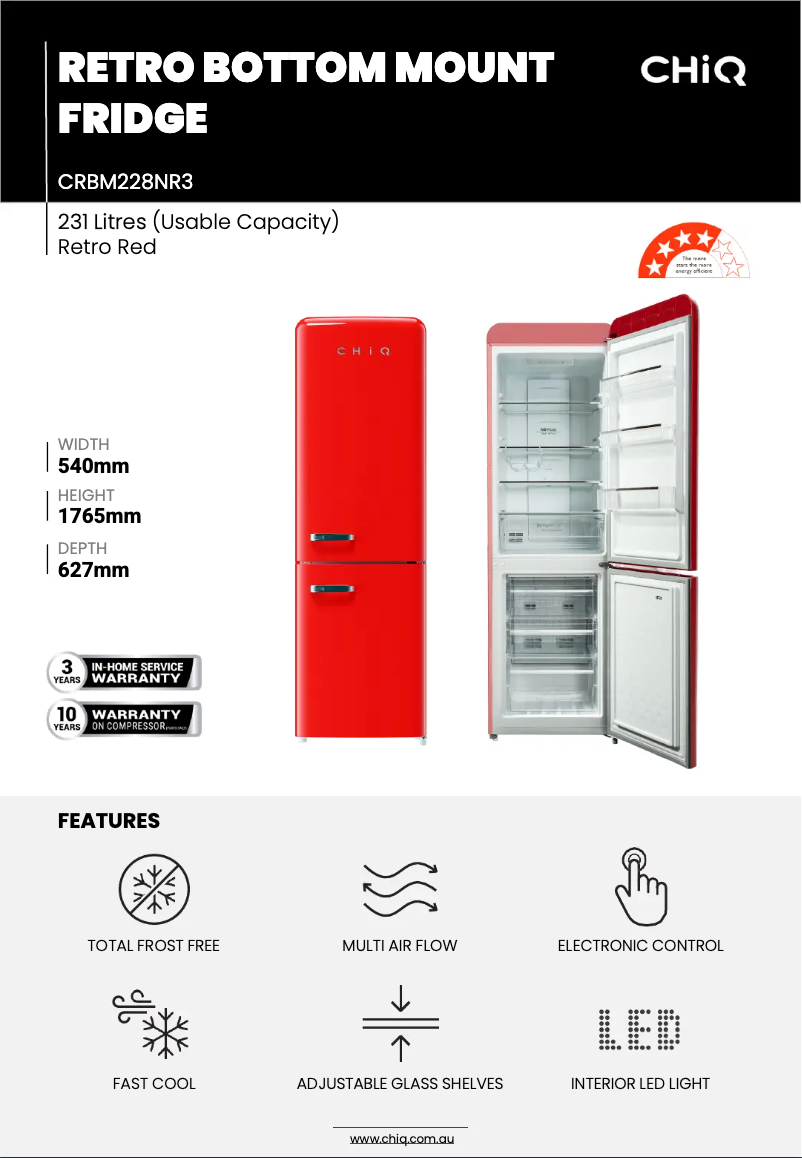 Image de la première page du manuel de l'appareil CRBM228NR3