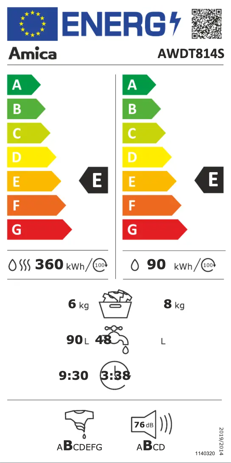 Image de la première page du manuel de l'appareil AWDT814S